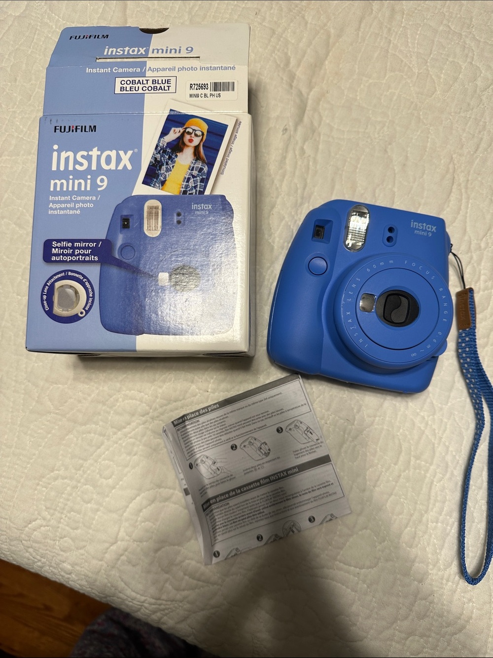 Fujifilm instax mini 9 Instant Camera - Cobalt Blue
